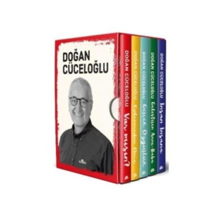 : "Doğan Cüceloğlu Seti – 5 Kitap Takım" kitablarının ön üz qabığı.