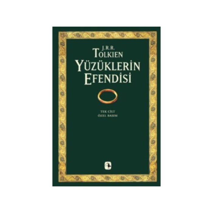 Yüzüklerin Efendisi – Tek Cilt Özel Basım kitabının ön üz qabığı