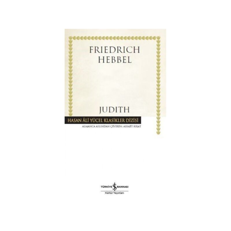 Christian Friedrich Hebbel'in "Judith" kitabının üz qabığı