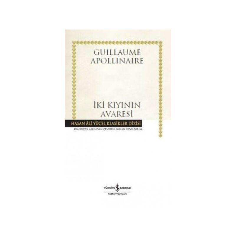 Guillaume Apollinaire'in "İki Kıyının Avaresi" kitabının üz qabığı