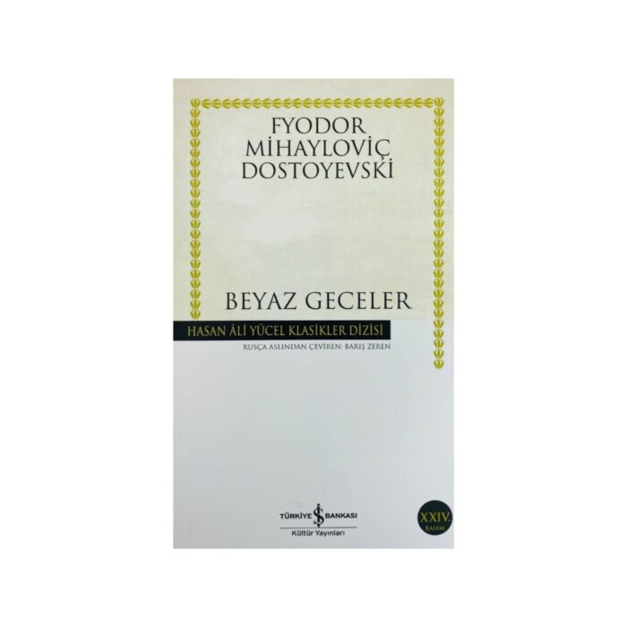 Beyaz Geceler kitabı qapağı, Fyodor Dostoyevski