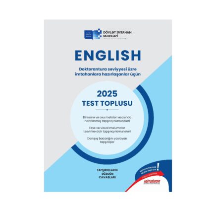 DİM - ENGLİSH (Doktorantura səviyyəsi üzrə test toplusu – 2025)