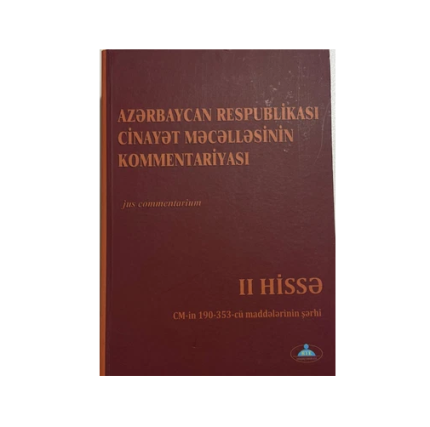 Firidun Səməndərov - Cinayət Məcəlləsinin Kommentariyası