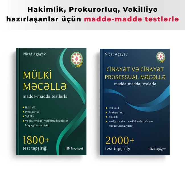 Nicat Ağayev - Mülki və Cinayət Məcəlləsi. Cinayət Prosessual Məcəllə